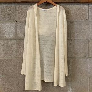 Cream 360 Cashmere Knit Sweater Size Medium (EUC)